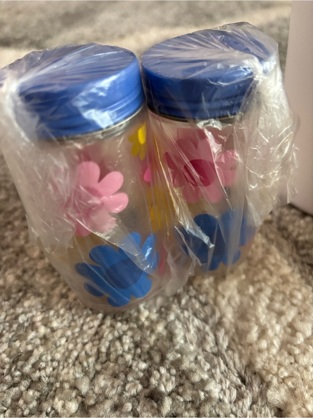 Dolly Parton Blue and Pink Floral Butterfly 4-Piece set NWT - Picture 3 of 5